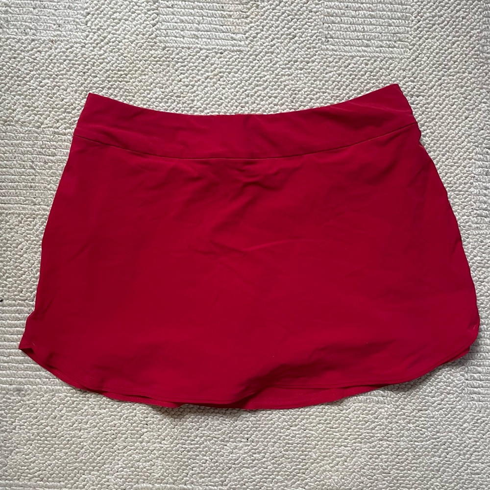 Outdoor Voices Exercise Skort in red